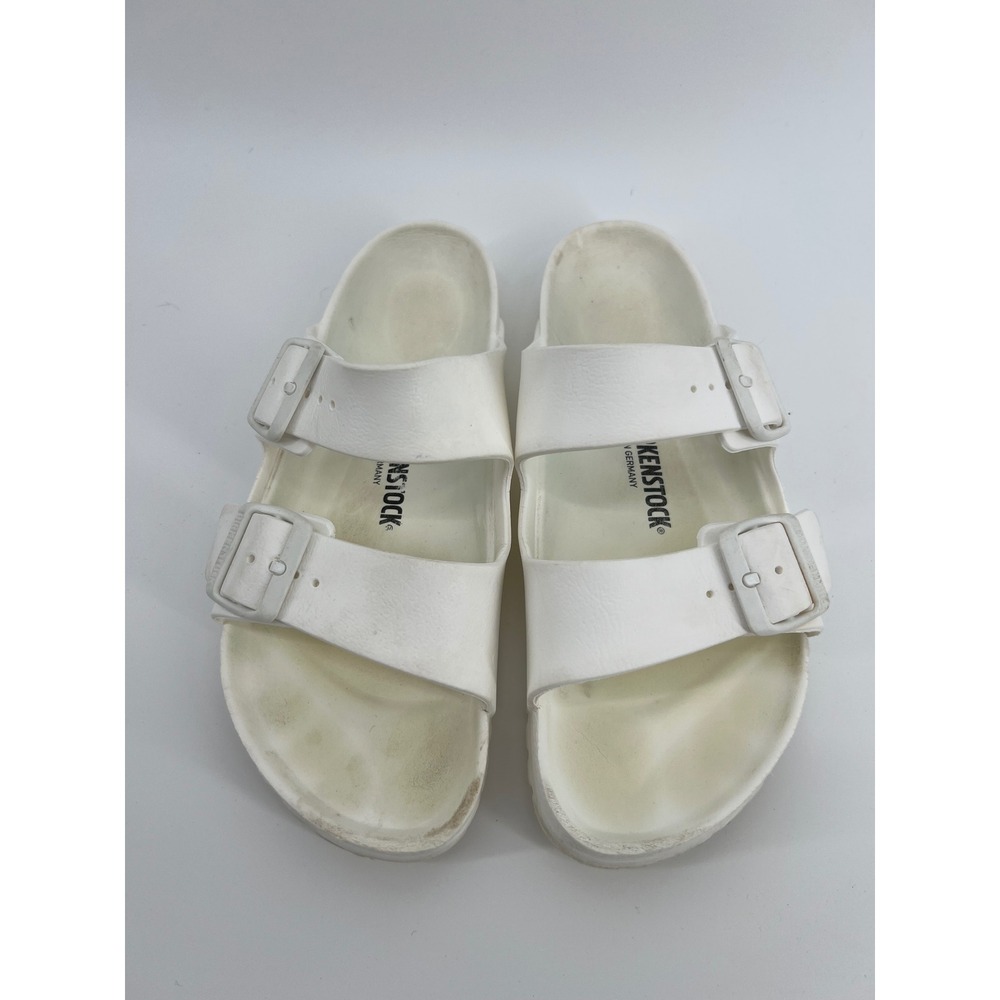 Birkenstock Arizona EVA White Waterproof Double Strap Slide Sandals Women's 39